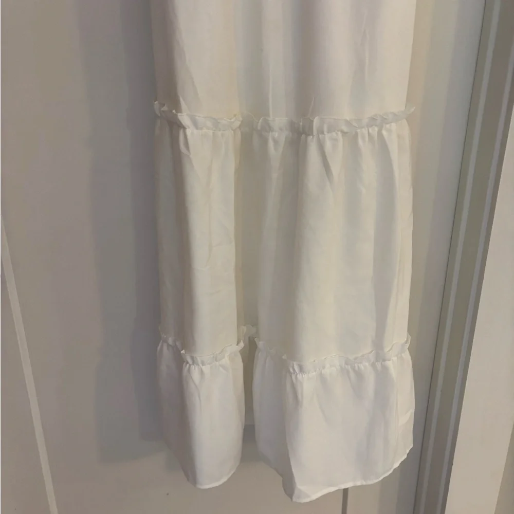 Say What? Cream Midi dress. - Picture 5 of 7